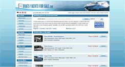 Desktop Screenshot of boats-yachts-for-sale.com